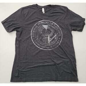 Federal Bureau of Control United States of America Black T-Shirt Size XL